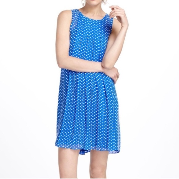 SACHIN + BABI Flocked Swiss Dot Silk Mini Dress Sz 0 Anthropologie - Picture 1 of 7